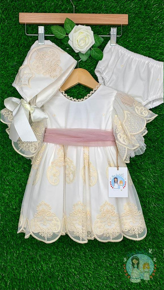 Minho Baptism Dress - Rua LauNina's