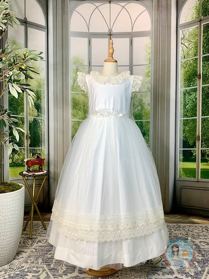 Castelo Branco First Communion Dress - Rua LauNina's