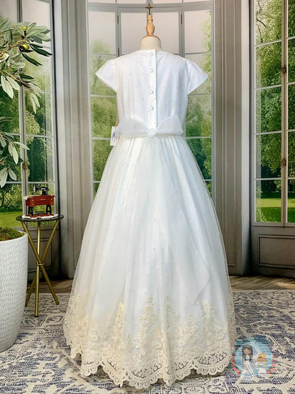 Milheiroz First Communion Dress - Rua LauNina's