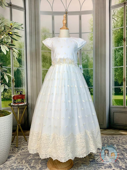 Amarante First Communion Dress - Rua LauNina's