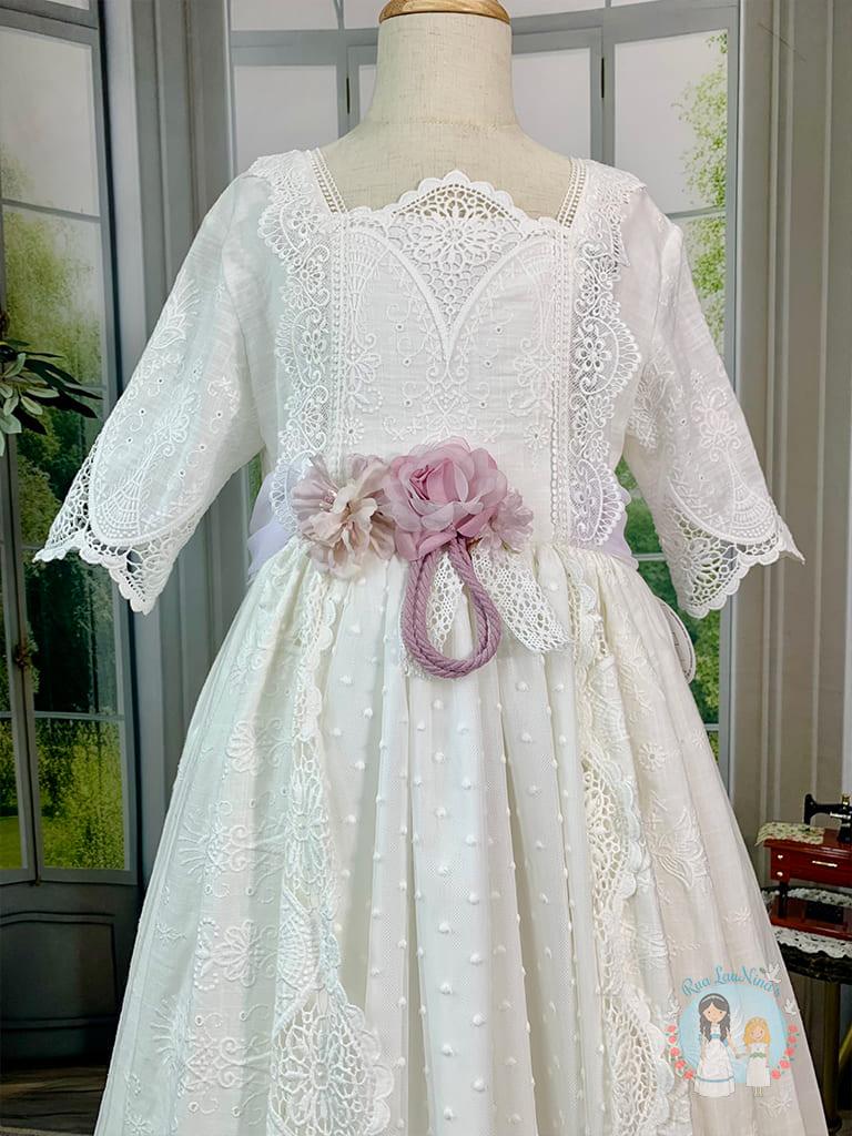 Santa Ana First Communion Dress - Rua LauNina's